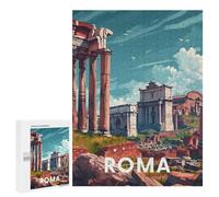 Rompecabezas 500 PCS para Adolescentes Rome Roman Forum Rompecabezas para Adultos Juego Familiar Una Obra De Arte como Regalo para Toda La Familia 500 PCS