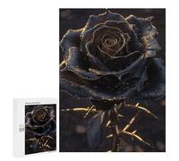 Rompecabezas 500 PCS para Adolescentes Rose Flower Neon Rompecabezas para Adultos Juegos Relajantes Decoración del Hogar Cumpleaños Y Navidad 500 PCS