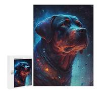 Rompecabezas 500 PCS para Adolescentes Rottweiler Dog Rompecabezas para Adultos Juego Práctico Arte De Pared Desafiante De Completar 500 PCS