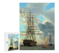 Rompecabezas 500 PCS para Adolescentes Russian Ship of The Line Rompecabezas para Adultos Juguete Decoración De Pared Difícil Difícil Desafiante De Completar 500 PCS