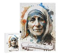 Rompecabezas 500 PCS para Adolescentes Saint Mother Teresa India Rompecabezas para Adultos Juego Práctico Regalo De Cumpleaños Regalo De Cumpleaños, Regalos, 500 PCS
