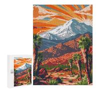 Rompecabezas 500 PCS para Adolescentes Sierra Nevada Travel Poster Rompecabezas DIY Juguetes Una Obra De Arte como Regalo para Toda La Familia 500 PCS