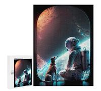 Rompecabezas 500 PCS para Adolescentes Space Station Friendship Rompecabezas para Adultos Juego Práctico Decoración del Hogar Cumpleaños Y Navidad 500 PCS