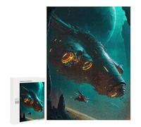 Rompecabezas 500 PCS para Adolescentes Space Station Odyssey -5 Rompecabezas para Adultos Juguete Decoración De Pared Difícil Difícil Desafiante De Completar 500 PCS