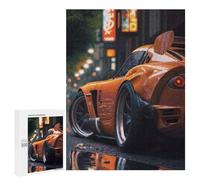 Rompecabezas 500 PCS para Adolescentes Sports Car in Tokyo Rompecabezas para Adultos Juegos De Relajación Vacaciones En Casa Matar El Tiempo 500 PCS