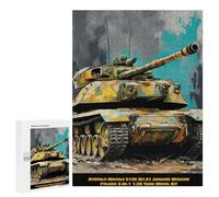 Rompecabezas 500 PCS para Adolescentes Tank Kit Model Rompecabezas para Adultos Juegos De Relajación Vacaciones En Casa Matar El Tiempo 500 PCS