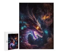 Rompecabezas 500 PCS para Adolescentes The Rainbow Elder Dragon Rompecabezas para Adultos Juegos De Relajación Vacaciones En Casa Matar El Tiempo 500 PCS