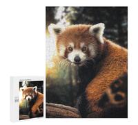 Rompecabezas 500 PCS para Adolescentes The Red Panda Rompecabezas para Adultos Juegos De Relajación Vacaciones En Casa Matar El Tiempo 500 PCS