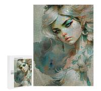 Rompecabezas 500 PCS para Adolescentes The Wanderer Peers Back Rompecabezas para Adultos Juguete Decoración De Pared Difícil Difícil Desafiante De Completar 500 PCS