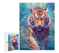 Rompecabezas 500 PCS para Adolescentes Tiger Water Rompecabezas para Adultos Juguetes De Bricolaje Pero Un Desafío Educativo Divertido Y Humorístico 500 PCS
