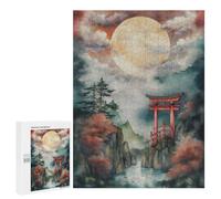 Rompecabezas 500 PCS para Adolescentes Torii Gate in Japan Rompecabezas para Adultos Juego Práctico Decoración del Hogar Cumpleaños Y Navidad 500 PCS