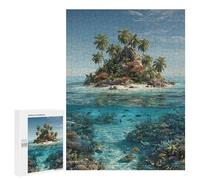 Rompecabezas 500 PCS para Adolescentes Tropical Island Paradise-4 Rompecabezas para Adultos Mejora La Memoria Interacción Entre Padres E Hijos Juguete Juego Intelectual 500 PCS