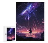 Rompecabezas 500 PCS para Adolescentes Twilight Galaxy Anime Girl Rompecabezas para Adultos Juego Práctico Pero Divertido Y Humorístico Regalo De Cumpleaños, Regalos, 500 PCS