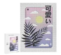 Rompecabezas 500 PCS para Adolescentes Vaporwave Sky Rompecabezas para Adultos Juego Práctico Pero Divertido Y Humorístico para Cumpleaños, Navidad 500 PCS