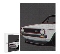 Rompecabezas 500 PCS para Adolescentes White Car Retro Rompecabezas para Adultos Juegos De Relajación Vacaciones En Casa Matar El Tiempo 500 PCS