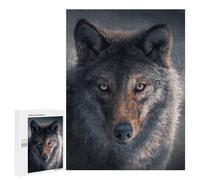 Rompecabezas 500 PCS para Adolescentes Wolf's Gaze Wild Eyes -1 Rompecabezas Juegos Familiares Ensamblaje De Patrones Cumpleaños Y Navidad 500 PCS