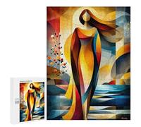 Rompecabezas 500 PCS para Adultos Aphrodite - Cubist Minimal Mythology Abstract Rompecabezas para Adultos Juguete Decoración De Pared Mejora La Memoria Regalo De Cumpleaños, Regalos, 500 PCS