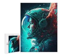 Rompecabezas 500 PCS para Adultos Astronaut Life In Space Rompecabezas para Adultos Juguete Decoración De Pared Decoración Perfecta Regalos para Reducir El Estrés 500 PCS