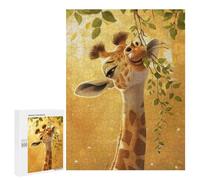 Rompecabezas 500 PCS para Adultos Baby Giraffe Rompecabezas para Adultos Juegos Familiares Carrera De Velocidad Manual Regalos para Amigos Y Familiares 500 PCS