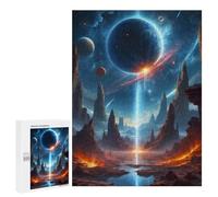 Rompecabezas 500 PCS para Adultos Blue Mountains Rompecabezas para Adultos Juegos Divertidos Vacaciones En Casa Matar El Tiempo para Cumpleaños, Navidad 500 PCS