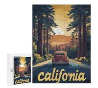 Rompecabezas 500 PCS para Adultos California Road Trip Rompecabezas Juego Familiar Difícil Oferta Difícil como Regalo para Toda La Familia 500 PCS