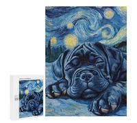 Rompecabezas 500 PCS para Adultos Cane Corso Puppy Sleeping Rompecabezas para Adultos Juegos Divertidos Vacaciones En Casa Matar El Tiempo para Cumpleaños, Navidad 500 PCS