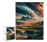 Rompecabezas 500 PCS para Adultos Celestial Vista Rompecabezas para Adultos Juguetes De Bricolaje Pero Divertidos Y Humorísticos para Cumpleaños, Navidad 500 PCS