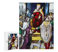 Rompecabezas 500 PCS para Adultos Christ Before Herod Rompecabezas para Adultos Juego De Ingenio Regalo De Cumpleaños Ayuda A Ejercitar El Cerebro 500 PCS