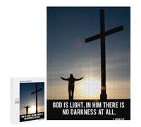 Rompecabezas 500 PCS para Adultos Christian Quote of Bible Rompecabezas para Adultos Juegos Relajantes Corte De Precisión Oferta como Regalo para Toda La Familia 500 PCS