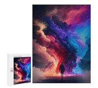 Rompecabezas 500 PCS para Adultos Colorful Clouds Journey Ahead Rompecabezas para Adultos Juguete Decoración De Pared Decoración Perfecta Regalos para Reducir El Estrés 500 PCS