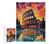 Rompecabezas 500 PCS para Adultos Colosseum in Rome Rompecabezas para Adultos Juguetes De Bricolaje Pero Divertidos Y Humorísticos para Cumpleaños, Navidad 500 PCS