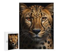 Rompecabezas 500 PCS para Adultos Cool Cheetah Portrait Rompecabezas para Adolescentes Juguete Decoración De Pared Decoración Desafiante De Completar 500 PCS