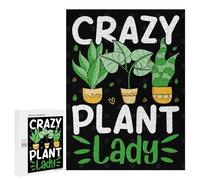 Rompecabezas 500 PCS para Adultos Crazy Plant Lady Rompecabezas para Adultos Juegos Relajantes Regalos para Mujeres para Cumpleaños, Navidad 500 PCS