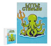 Rompecabezas 500 PCS para Adultos Cute Cthulhu Octopus Rompecabezas para Adultos Juego De Ingenio Regalo De Cumpleaños Ayuda A Ejercitar El Cerebro 500 PCS