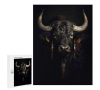 Rompecabezas 500 PCS para Adultos Dark Gold Yak Animal Rompecabezas para Adultos Juegos Familiares Carrera De Velocidad Manual Regalos para Amigos Y Familiares 500 PCS