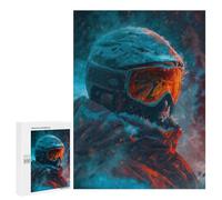 Rompecabezas 500 PCS para Adultos Detailed Snow Storm Skier Rompecabezas para Adultos Juguete Decoración De Pared Decoración Perfecta Regalos para Reducir El Estrés 500 PCS