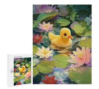 Rompecabezas 500 PCS para Adultos Duck in A Lily Pond Rompecabezas Juego Familiar Difícil Oferta Difícil como Regalo para Toda La Familia 500 PCS