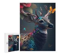 Rompecabezas 500 PCS para Adultos Enchanted Forest Deer Fantasy Rompecabezas para Adultos Juegos Familiares Carrera De Velocidad Manual Regalos para Amigos Y Familiares 500 PCS