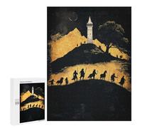 Rompecabezas 500 PCS para Adultos Fantasy Journey to The Tower Rompecabezas para Adultos Juguete Decoración De Pared Mejora La Memoria Regalo De Cumpleaños, Regalos, 500 PCS