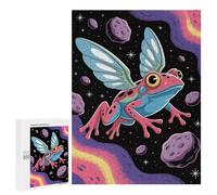 Rompecabezas 500 PCS para Adultos Flying Frog in Space Rompecabezas Juego Familiar Difícil Oferta Difícil como Regalo para Toda La Familia 500 PCS