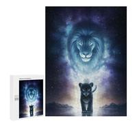 Rompecabezas 500 PCS para Adultos Galactic Lion Cub Majesty Rompecabezas para Adultos Juego De Ingenio Regalo De Cumpleaños Ayuda A Ejercitar El Cerebro 500 PCS