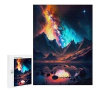 Rompecabezas 500 PCS para Adultos Galactic Reflections -5 Rompecabezas para Adultos Juegos Familiares Carrera De Velocidad Manual Regalos para Amigos Y Familiares 500 PCS