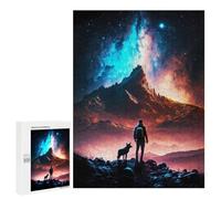 Rompecabezas 500 PCS para Adultos Galactic Wonder Landscape Rompecabezas para Adultos Juguetes De Bricolaje Pero Divertidos Y Humorísticos para Cumpleaños, Navidad 500 PCS