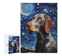 Rompecabezas 500 PCS para Adultos German Shorthaired Pointer Rompecabezas para Adultos Juego De Ingenio Regalo De Cumpleaños Ayuda A Ejercitar El Cerebro 500 PCS