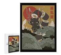 Rompecabezas 500 PCS para Adultos Great Sushi Wave Rompecabezas para Adultos Juegos Divertidos Vacaciones En Casa Matar El Tiempo para Cumpleaños, Navidad 500 PCS