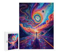 Rompecabezas 500 PCS para Adultos Journey Through Cosmos Rompecabezas para Adultos Juego De Ingenio Regalo De Cumpleaños Ayuda A Ejercitar El Cerebro 500 PCS