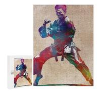 Rompecabezas 500 PCS para Adultos Karate Sport Art Rompecabezas para Adultos Juguetes De Bricolaje Pero Divertidos Y Humorísticos para Cumpleaños, Navidad 500 PCS