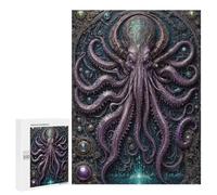 Rompecabezas 500 PCS para Adultos King Mythological Cthulhu Rompecabezas para Adultos Juegos Familiares Carrera De Velocidad Manual Regalos para Amigos Y Familiares 500 PCS