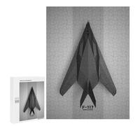 Rompecabezas 500 PCS para Adultos Lockheed F117 Nighthawk Rompecabezas para Adultos Juegos Divertidos Vacaciones En Casa Matar El Tiempo para Cumpleaños, Navidad 500 PCS