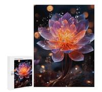 Rompecabezas 500 PCS para Adultos Magic Lotus Flower Rompecabezas para Adultos Juego De Ingenio Regalo De Cumpleaños Ayuda A Ejercitar El Cerebro 500 PCS